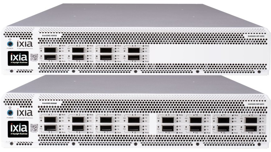 Keysight präsentiert das erste 16-Port-400GE-Testsystem zur Validierung moderner Netzwerkgeräte und Rechenzentrumsumgebungen